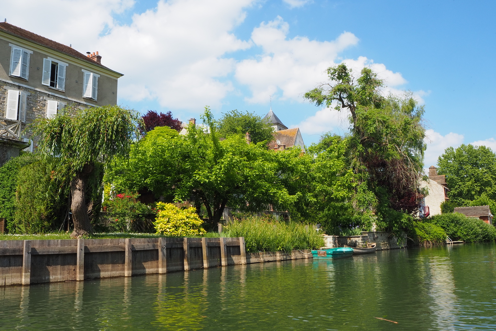 Canoë sur le Loing